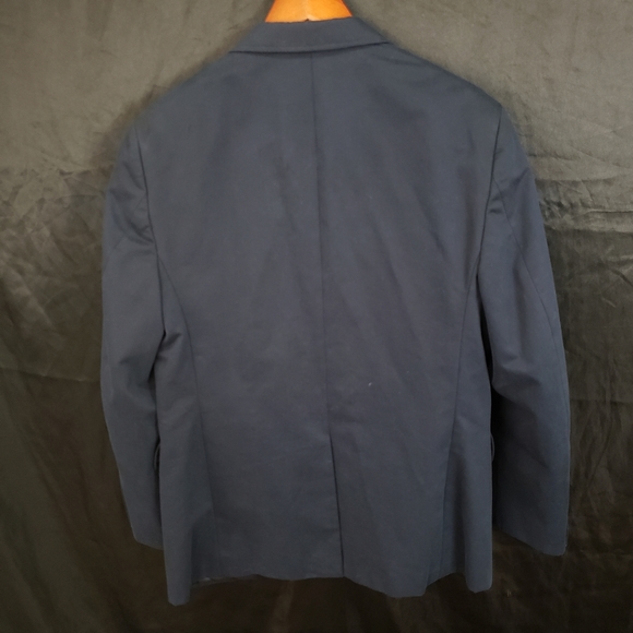 Tessuti Sondrio Men's Navy Suit Jacket - Picture 2 of 3